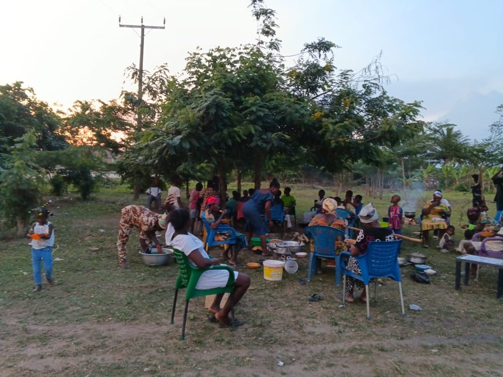 End-of-year community get-together at Abura Nkwanta