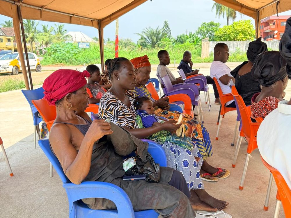 Health outreach program at Anomabo