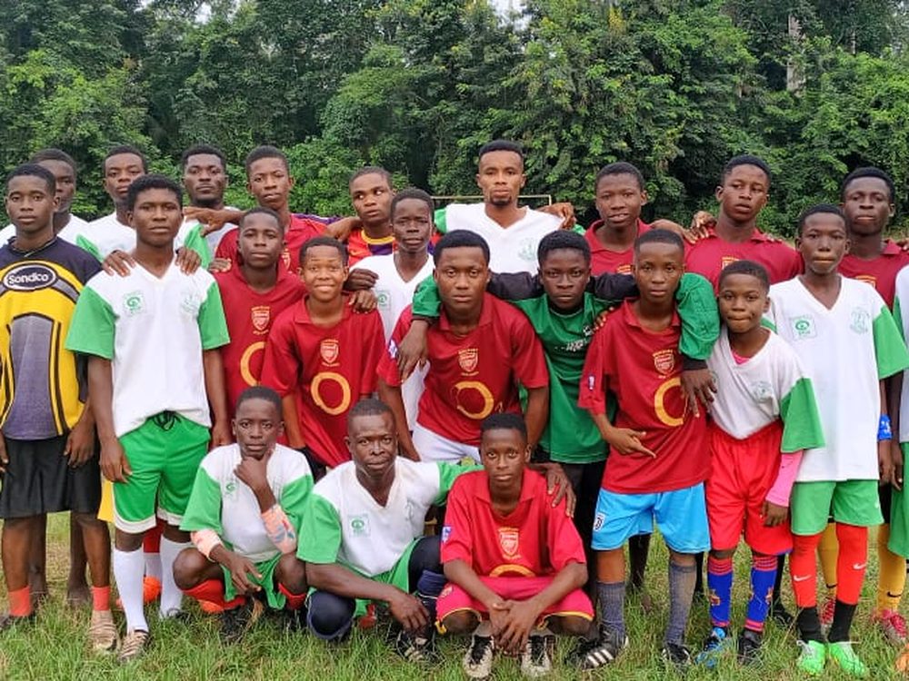 Youth soccer team at Abura Nkwanta